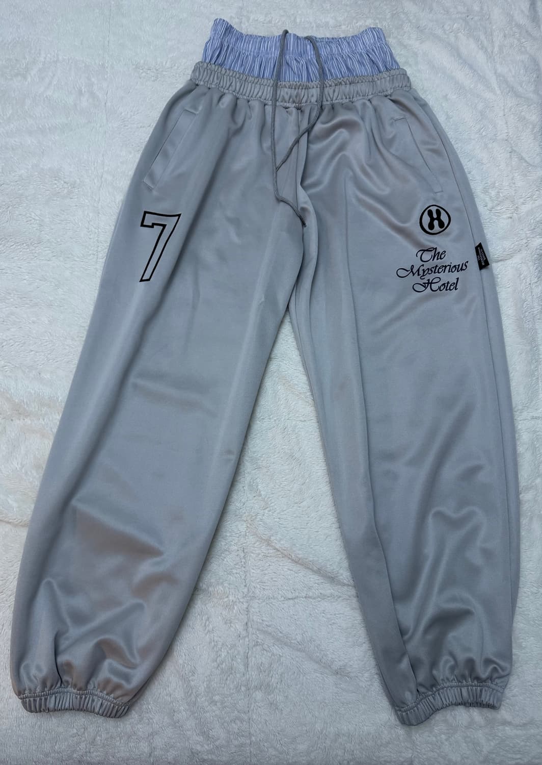 더미스테리어스호텔 레이어드 져지 팬츠 상품이미지7