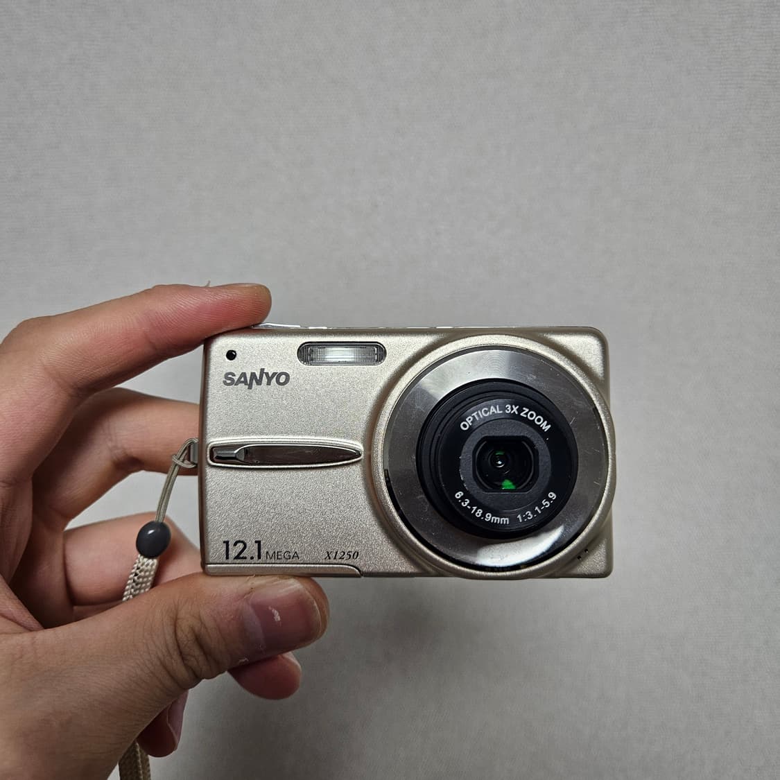 산요 작티 DSC-X1250 디카 샴페인 골드 색상 상품이미지2