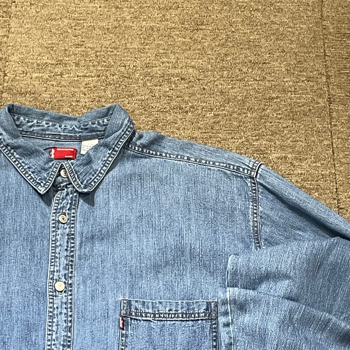 (XXL) Levi's 리바이스 코튼 데님 셔츠  상품이미지2