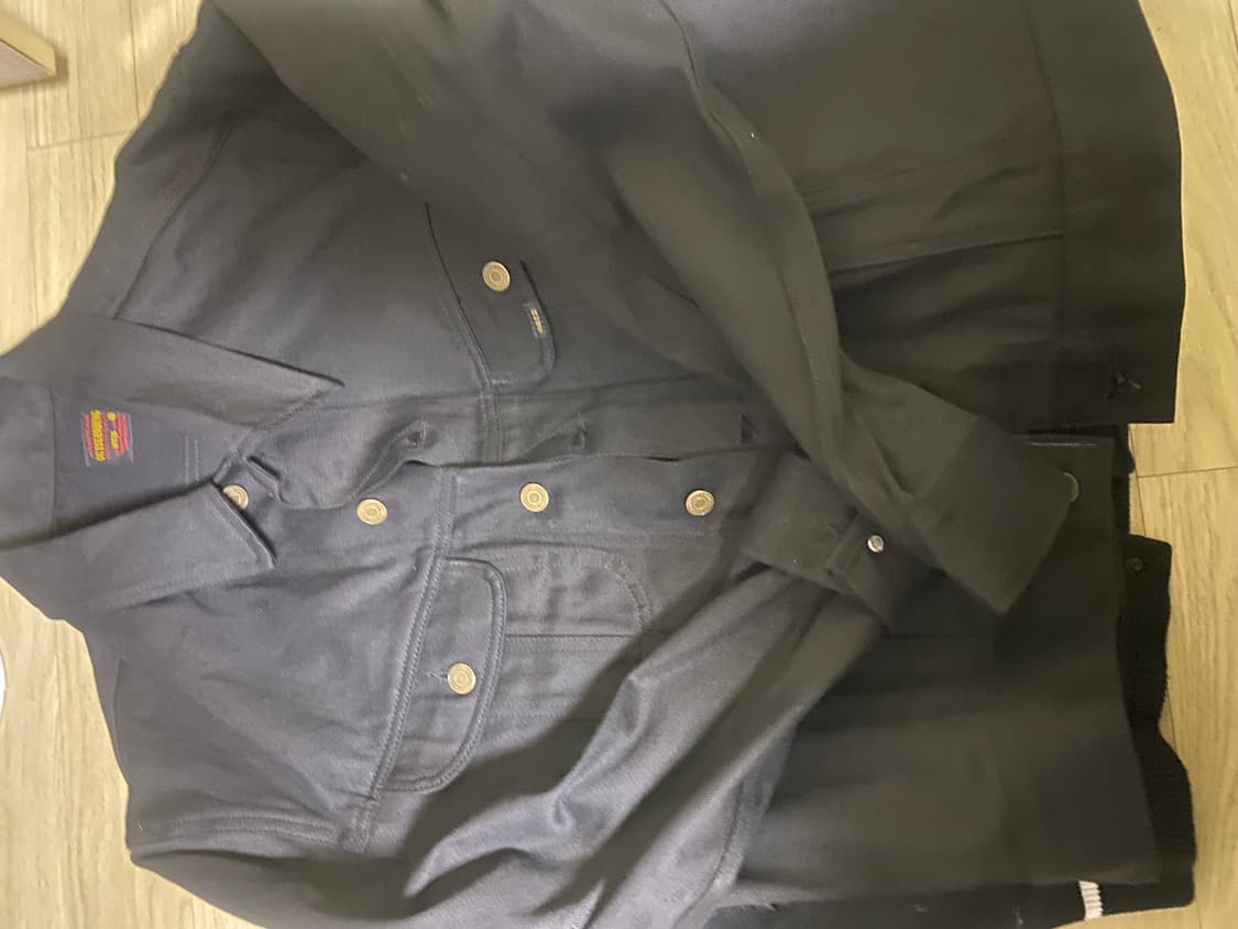 아웃스탠딩 블랙 데님 상품이미지1