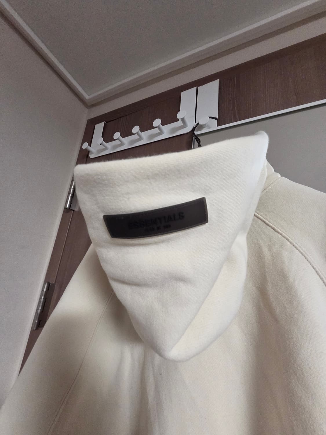 피어오브갓 에센셜 3D 실리콘 풀오버 후디 크림 XL 상품이미지7