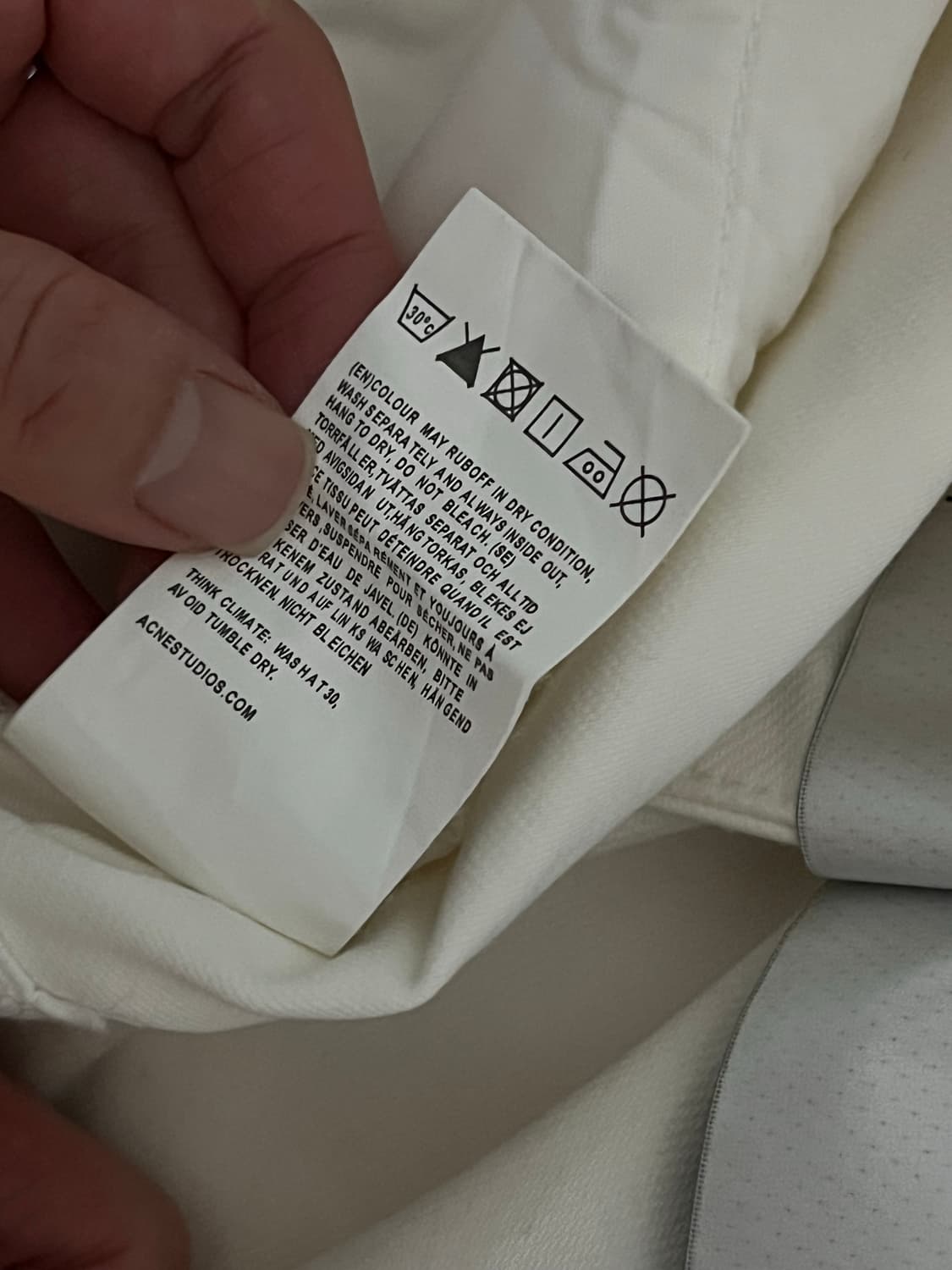 아크네 데님팬츠 정품 상품이미지8