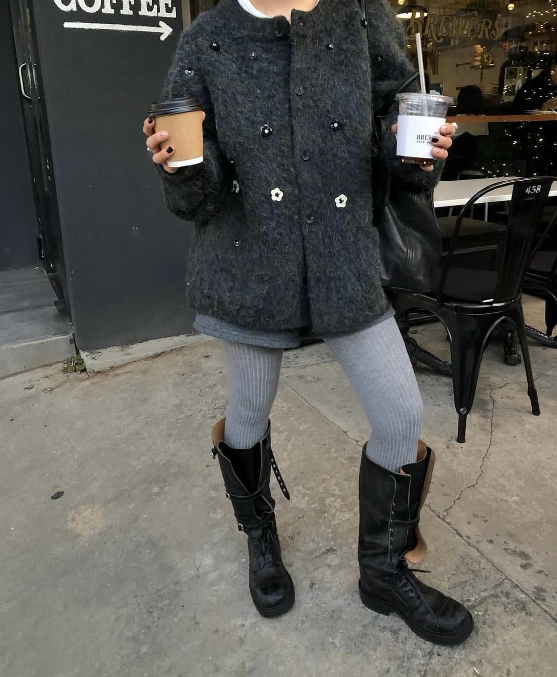 마크들리 플라워 비즈 가디건 상품이미지3