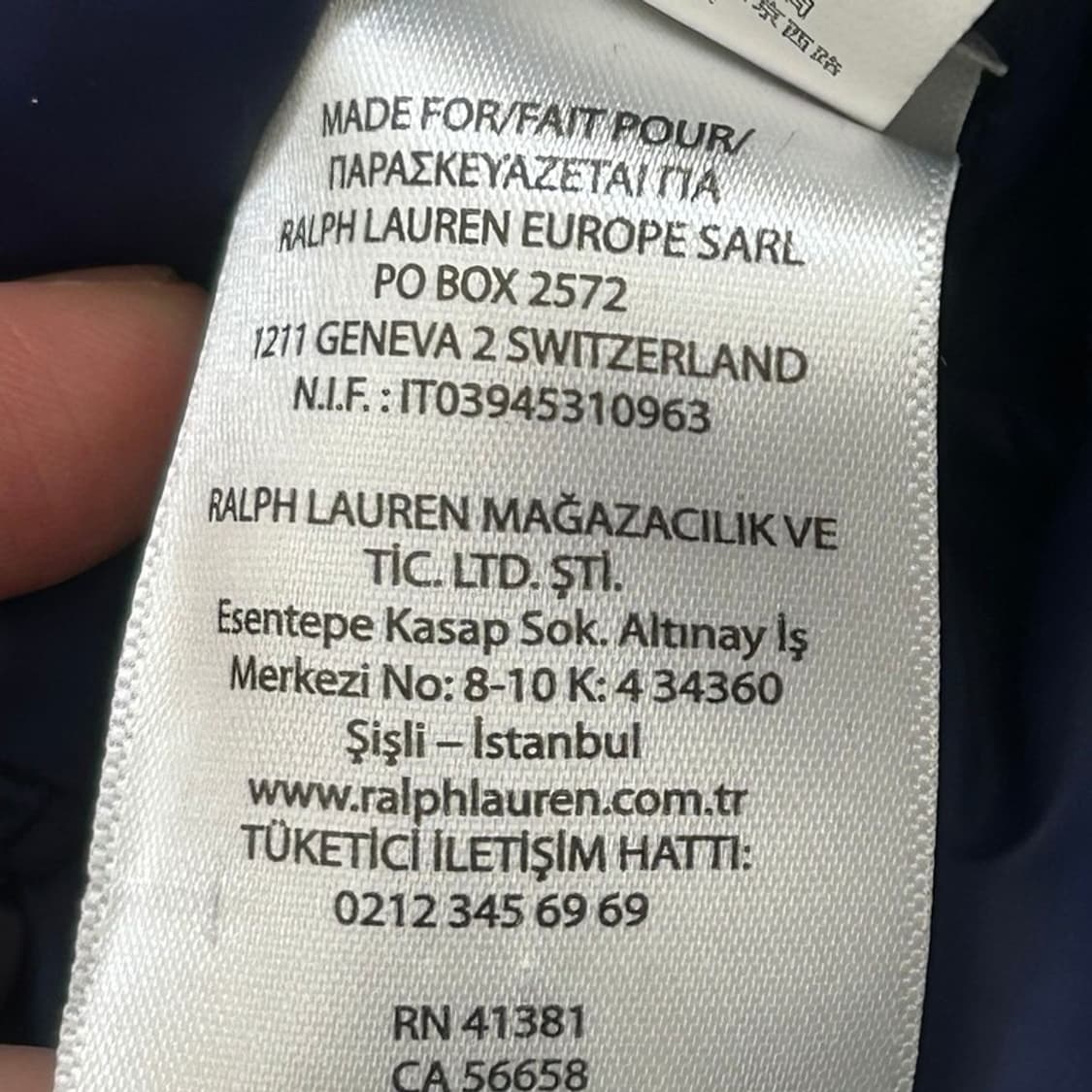 폴로랄프로렌 보이즈 네이비 경량후드 덕다운 패딩 상품이미지7