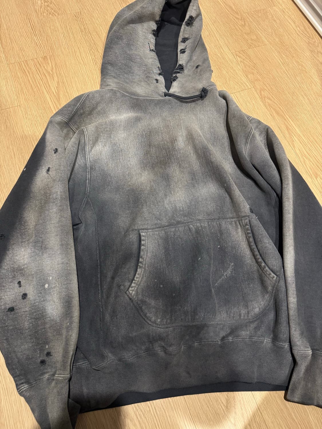 바우와우 24aw hard aiging sweat hoodie  상품이미지1