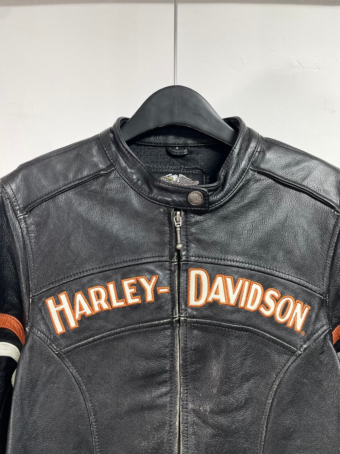  할리데이비슨 우먼스 로고 라이더 가죽자켓 (on.390)   상품이미지2