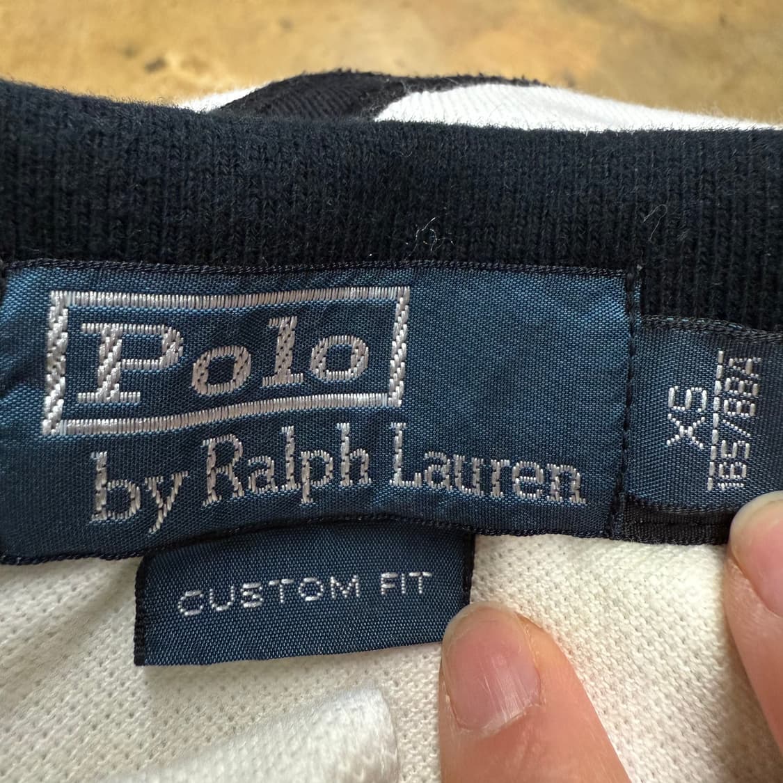 폴로 치프키프 블랙워치 폴로 팀 카라 화이트 빅포니 반팔 티  상품이미지4