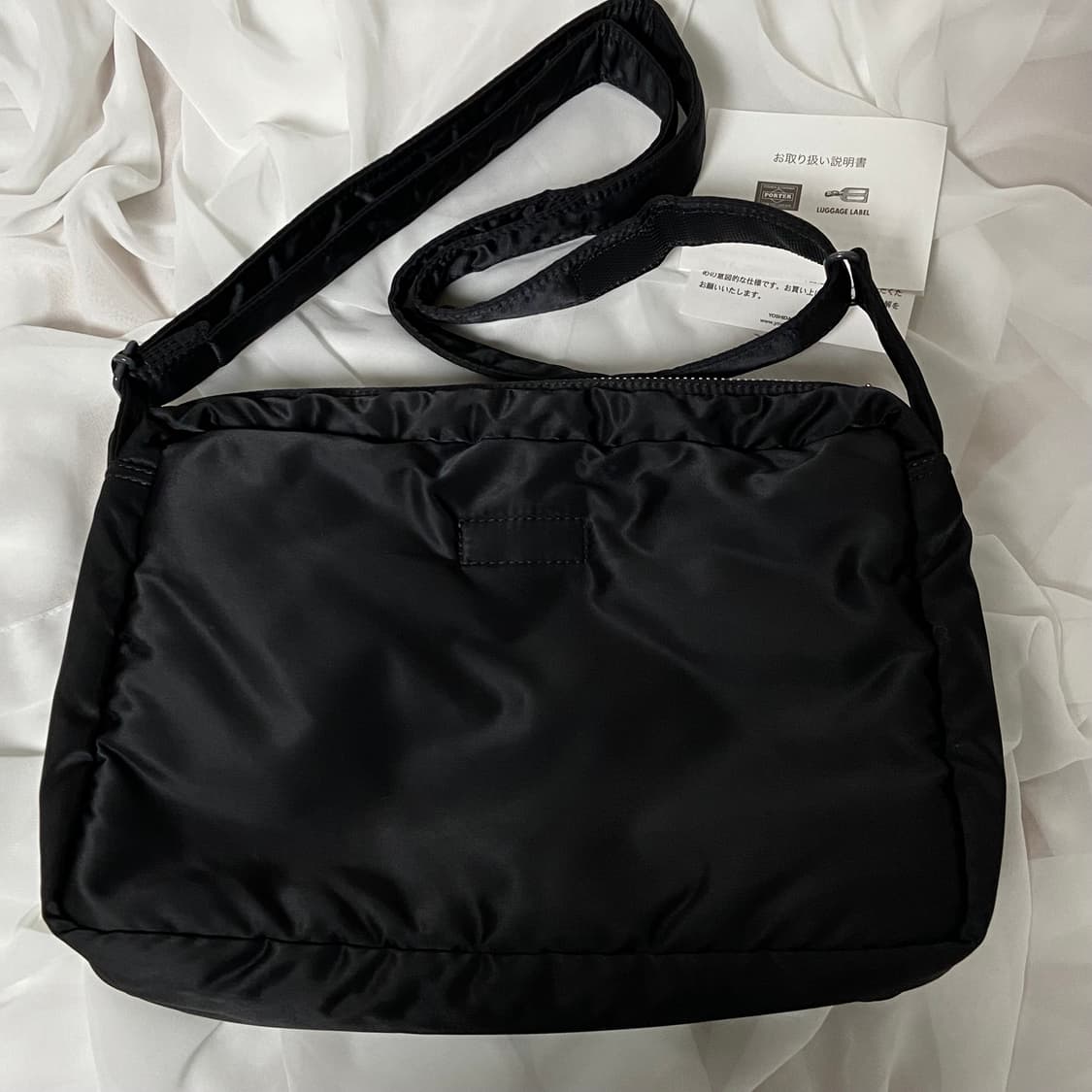 미품)PORTER 포터 탱커 숄더백 L 블랙 상품이미지6