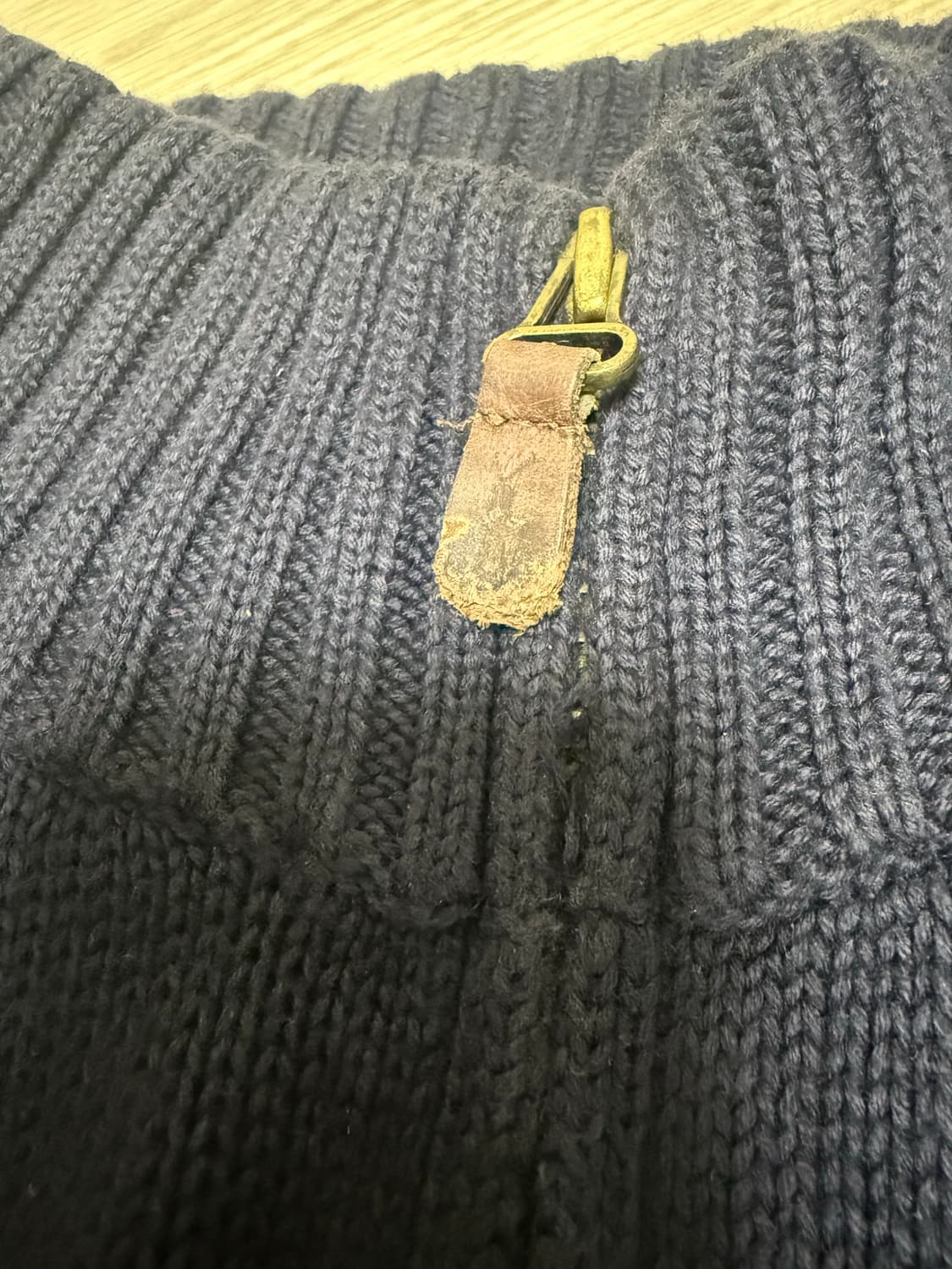 폴로 랄프로렌 보이즈 네이비 니트 집업 상품이미지3