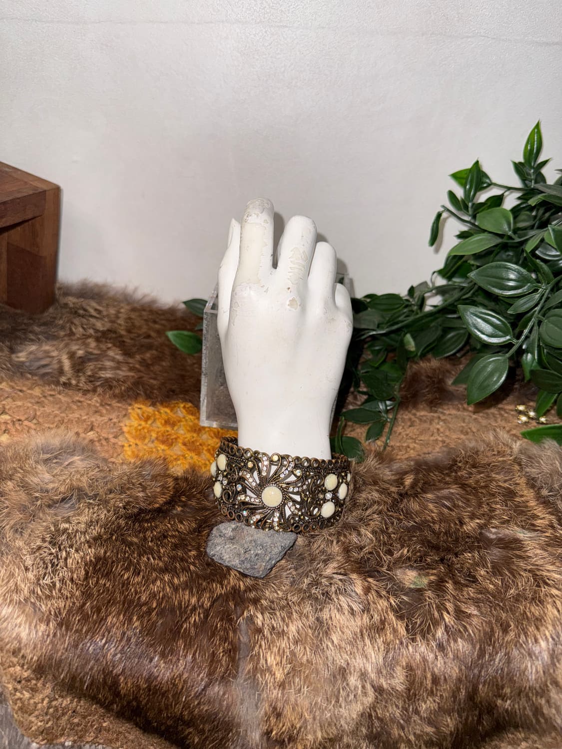 Antique bold fairy cubic bangle 상품이미지4