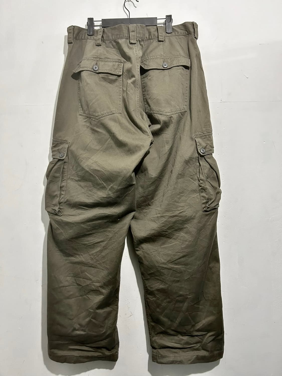 빈티지 카키브라운 카고 벌룬팬츠 상품이미지8