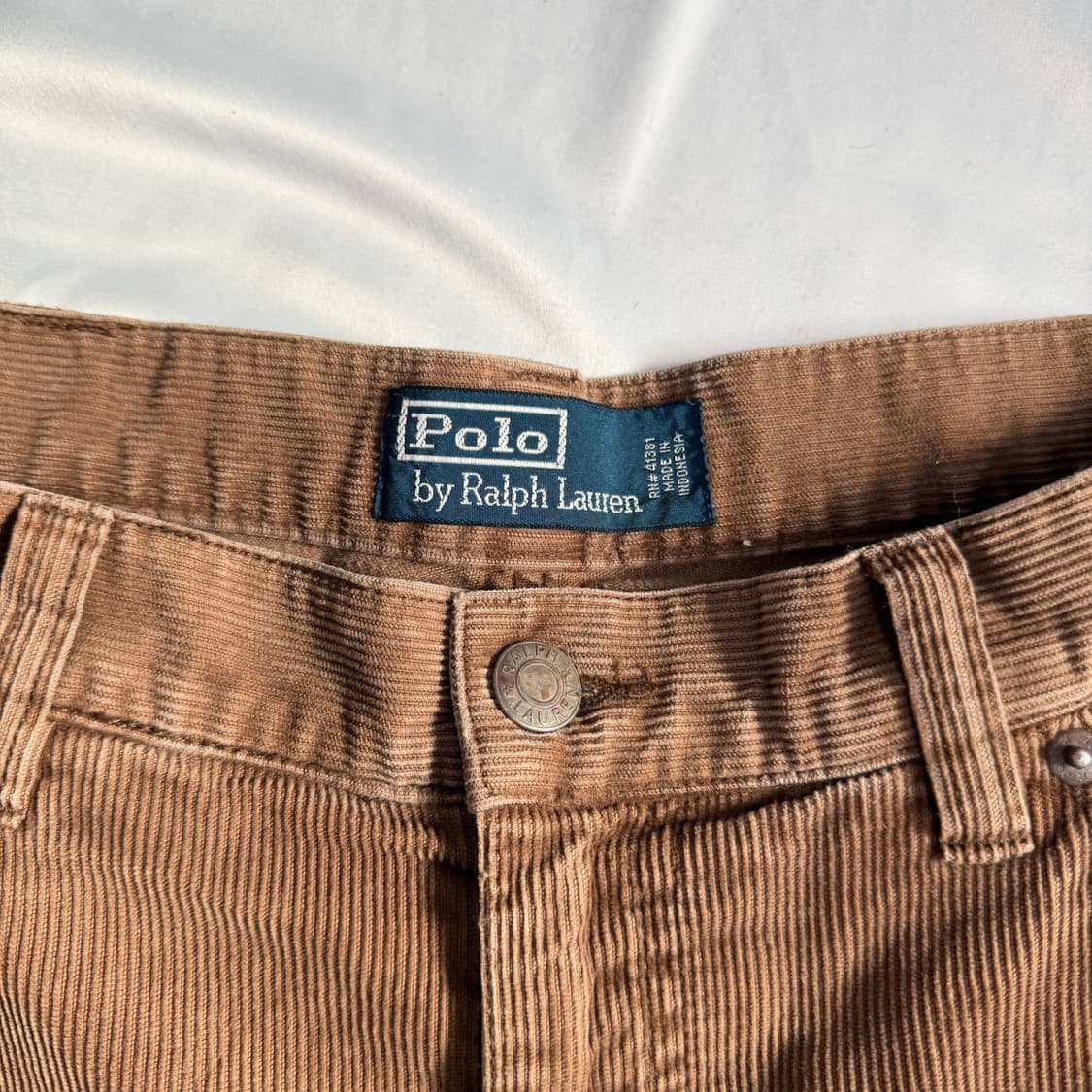 빈티지 폴로 랄프로렌 코듀로이 팬츠 브라운 33/32 상품이미지5