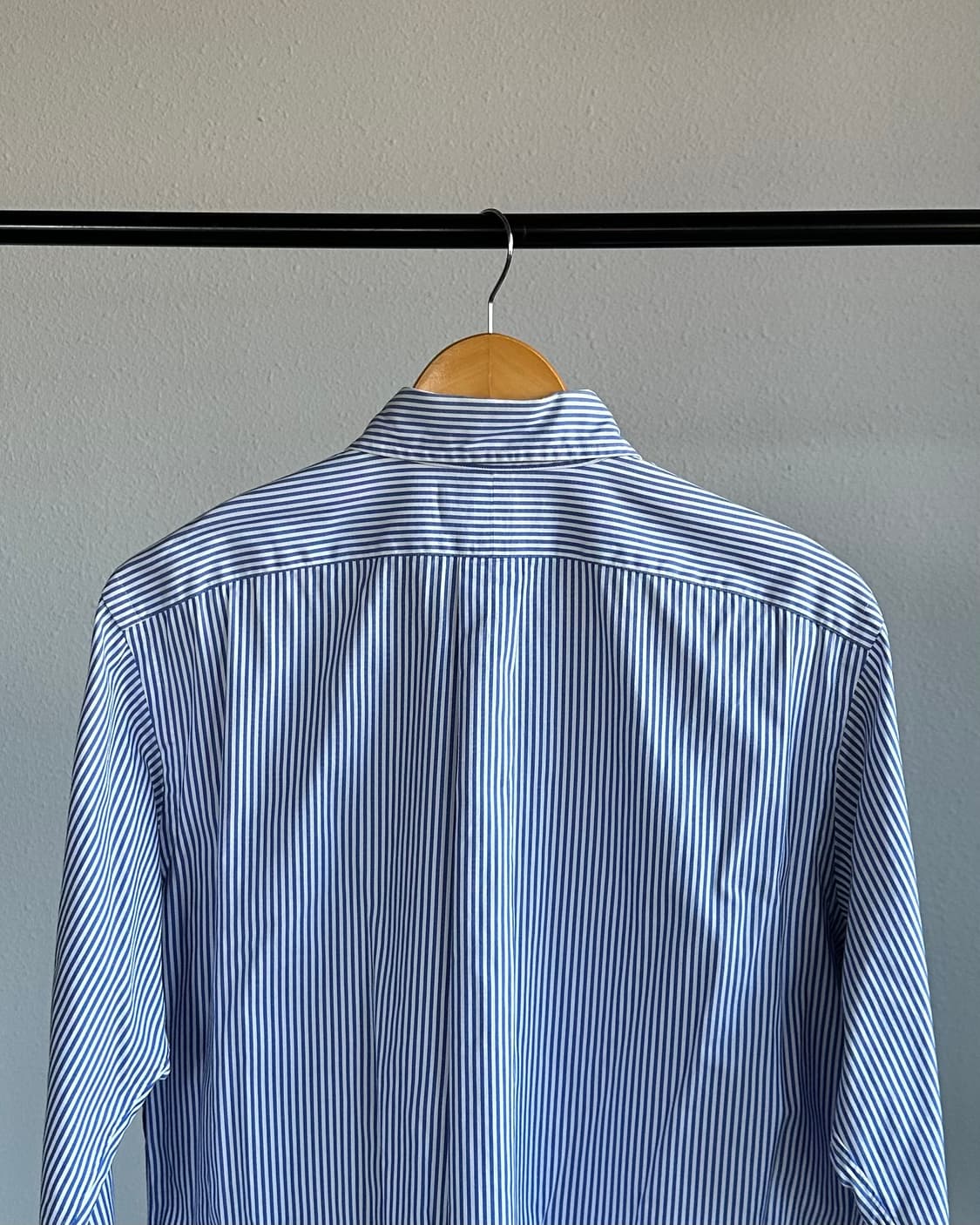 [M]폴로 랄프로렌 클래식핏 블루 스트라이프 셔츠 상품이미지5