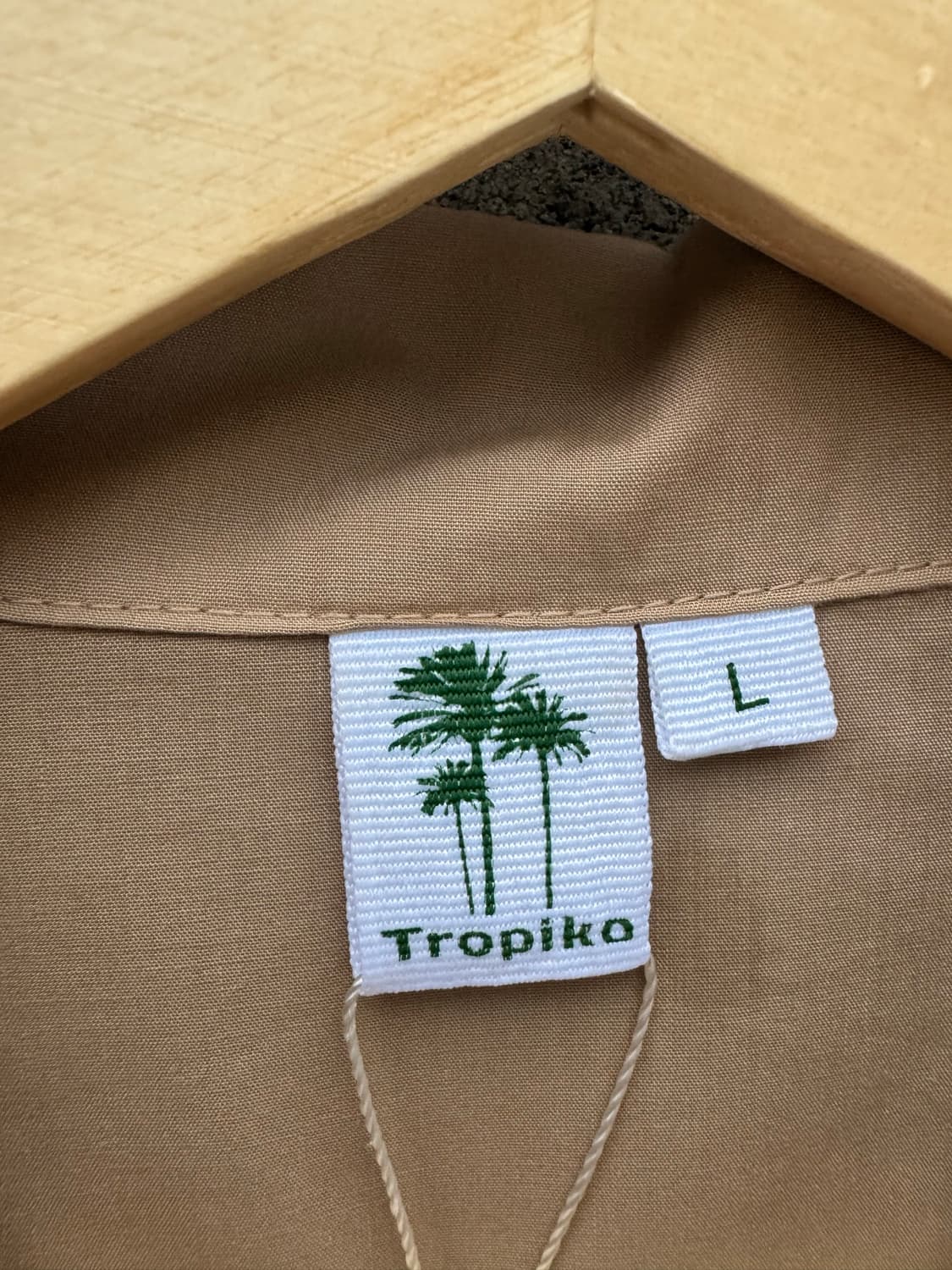 Tropiko 빈티지 쿠바 구아야베라 셔츠 베이지 L 상품이미지4