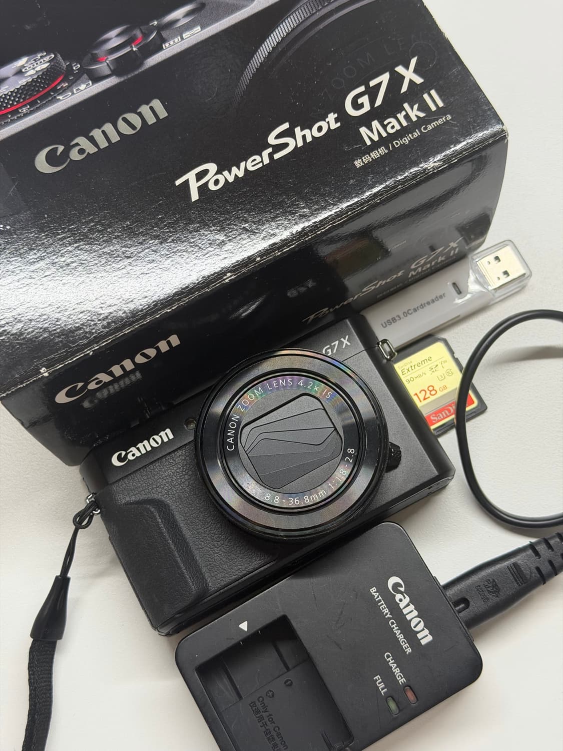 캐논 G7X Mark II 카메라 풀박스 A+ 상품이미지1