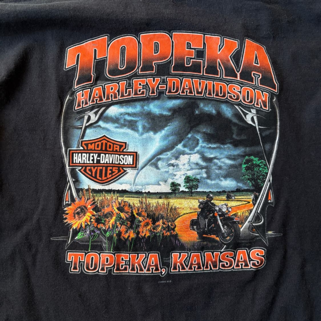 할리데이비슨 정품 블랙 긴팔 티셔츠 긴팔티 상품이미지7