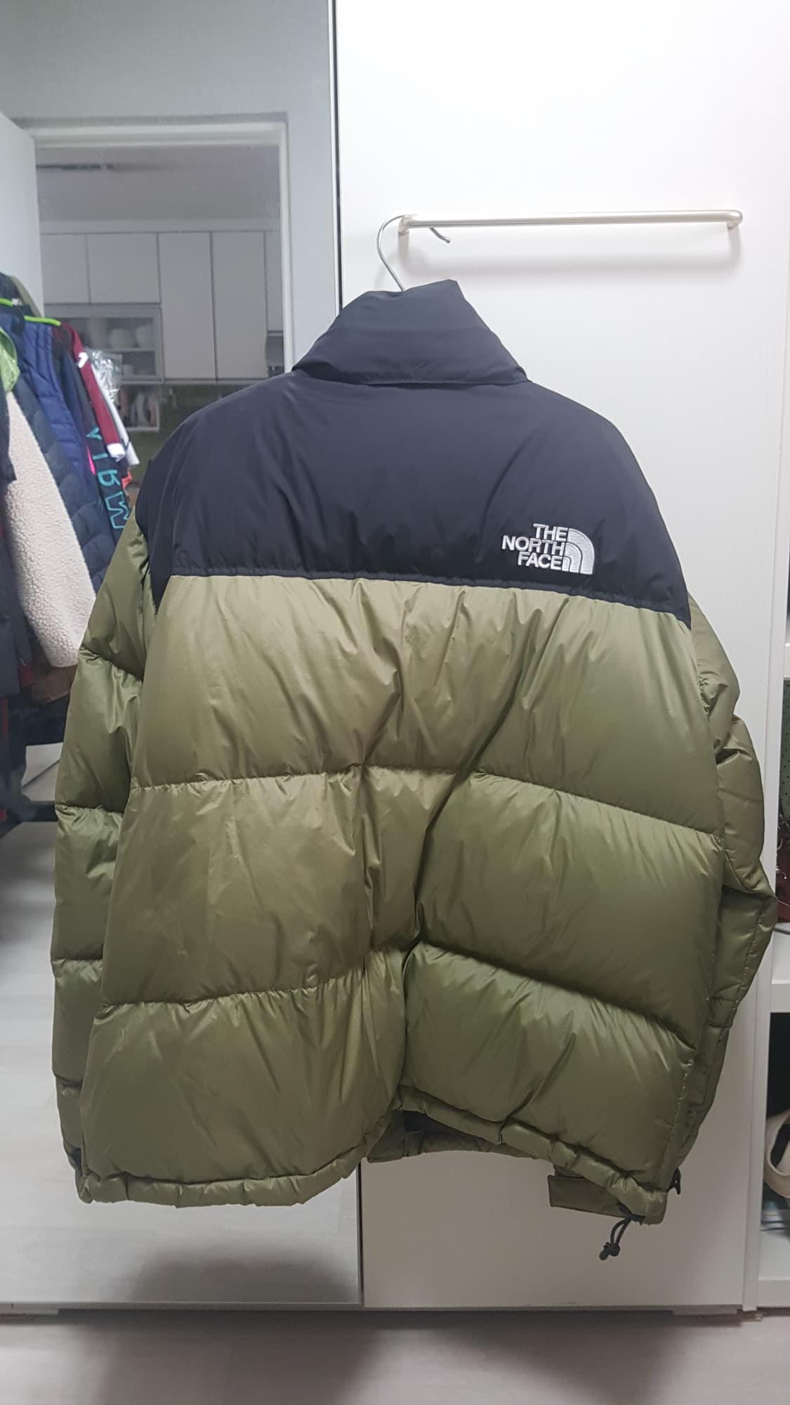 노스페이스 눕시 1996 레트로 700 카키 판매 상품이미지2