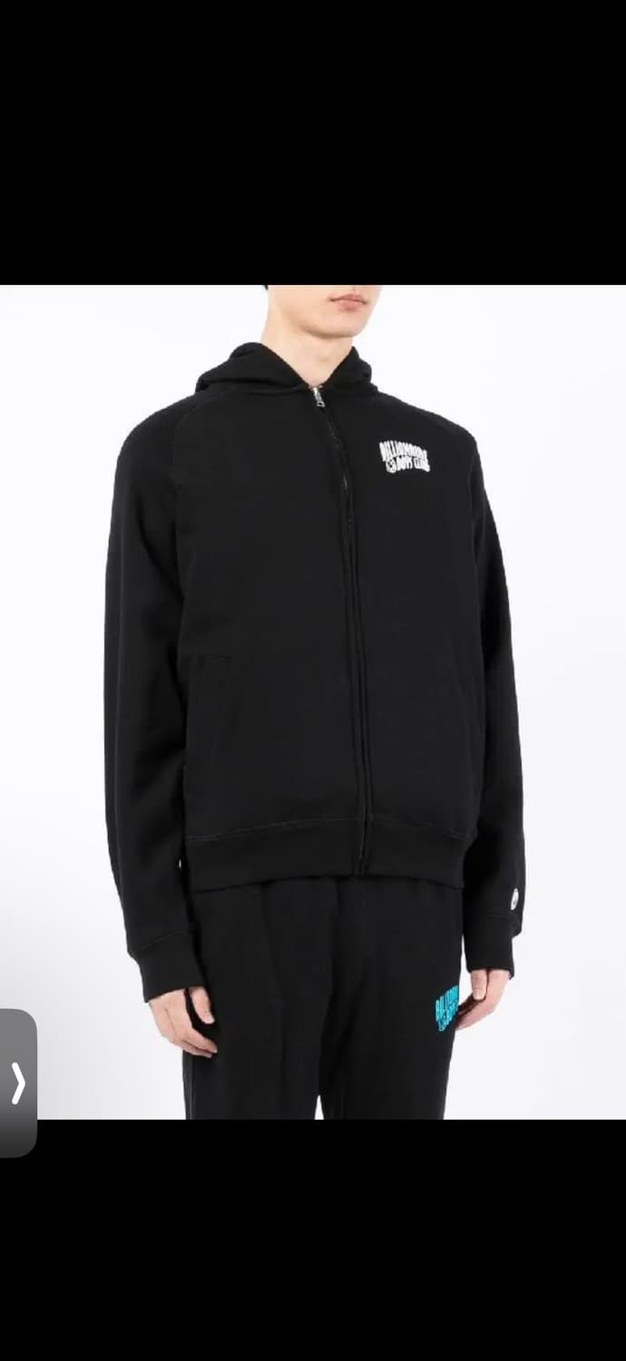 BBC체스트 아치로고 후드집업 블랙 XL 상품이미지4