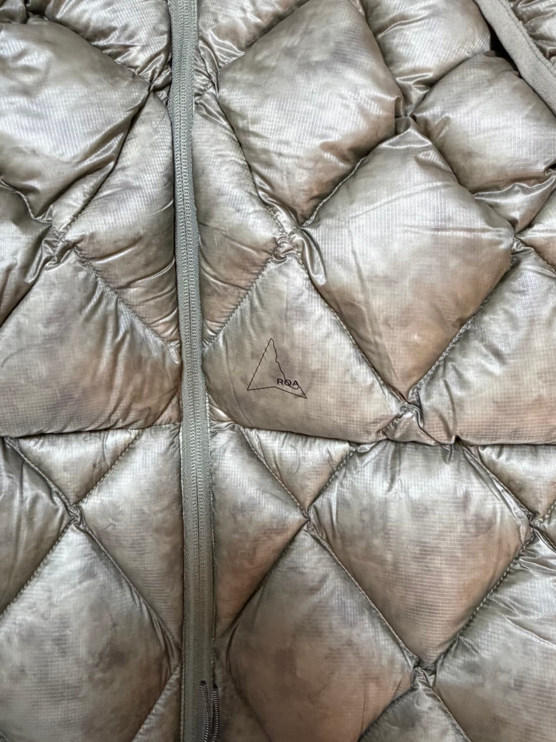 로아 누나 800 필파워 패딩 세이지 그린 상품이미지4