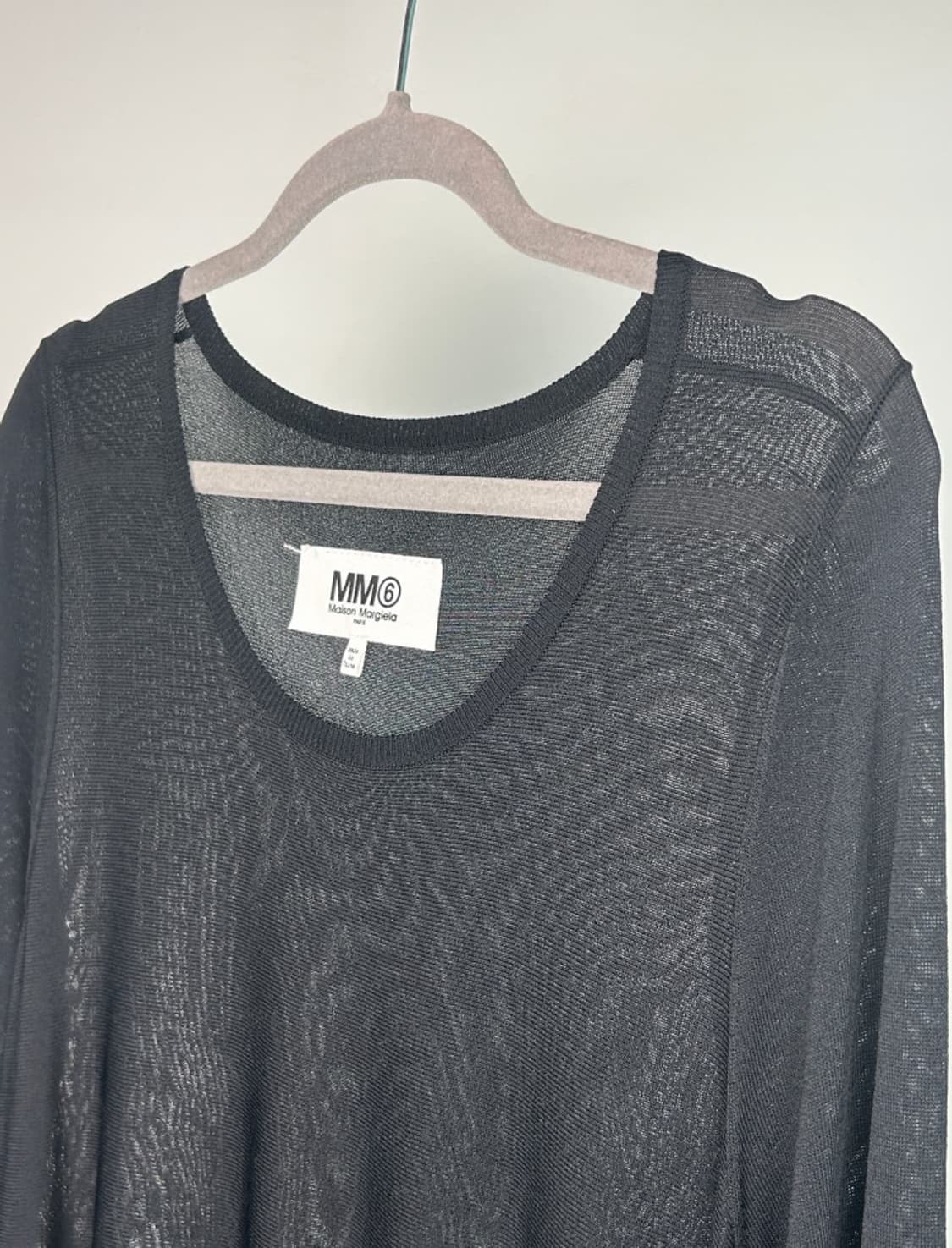 마르지엘라 MM6 롱 플레어 슬리브 니트 상품이미지3