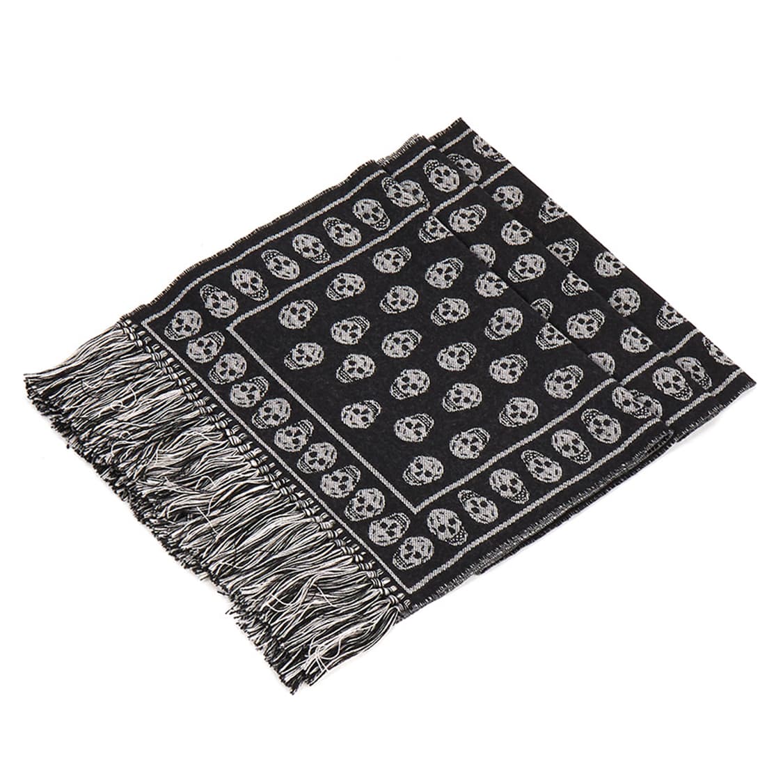 알렉산더 맥퀸Alexander McQueen 스컬 패턴 스카프 상품이미지1