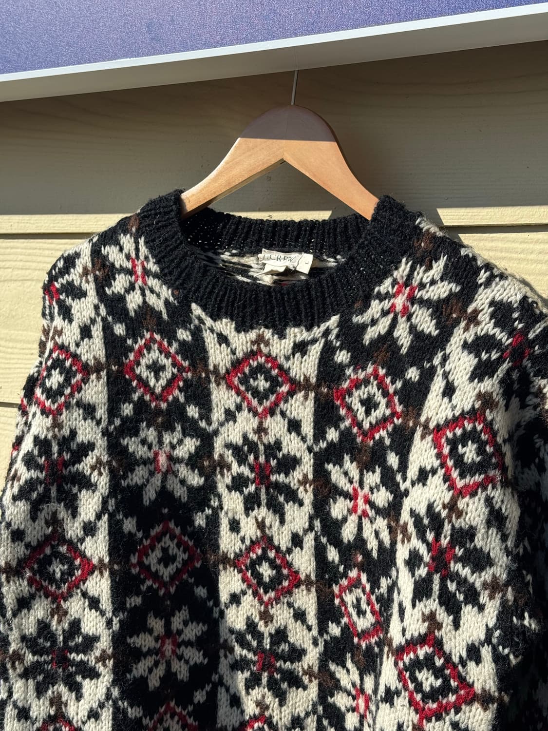 90s 제이크루 노르딕 스웨터 니트 상품이미지3