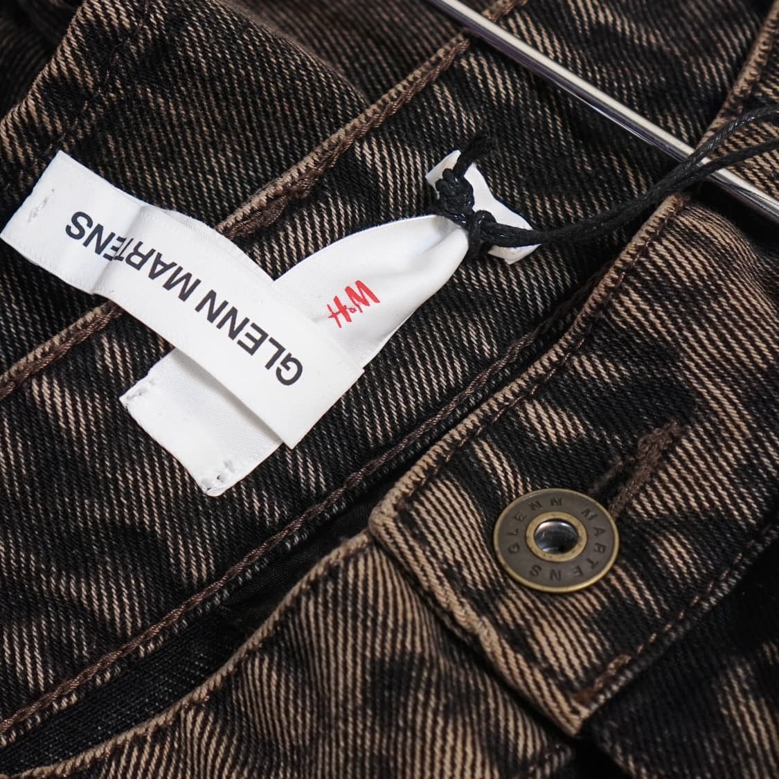 글렌 마틴스 X HM 플레어 데님 스커트 상품이미지9