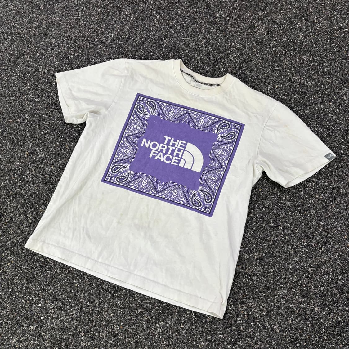 노스페이스 페이즐리 빅로고 반팔티 상품이미지1