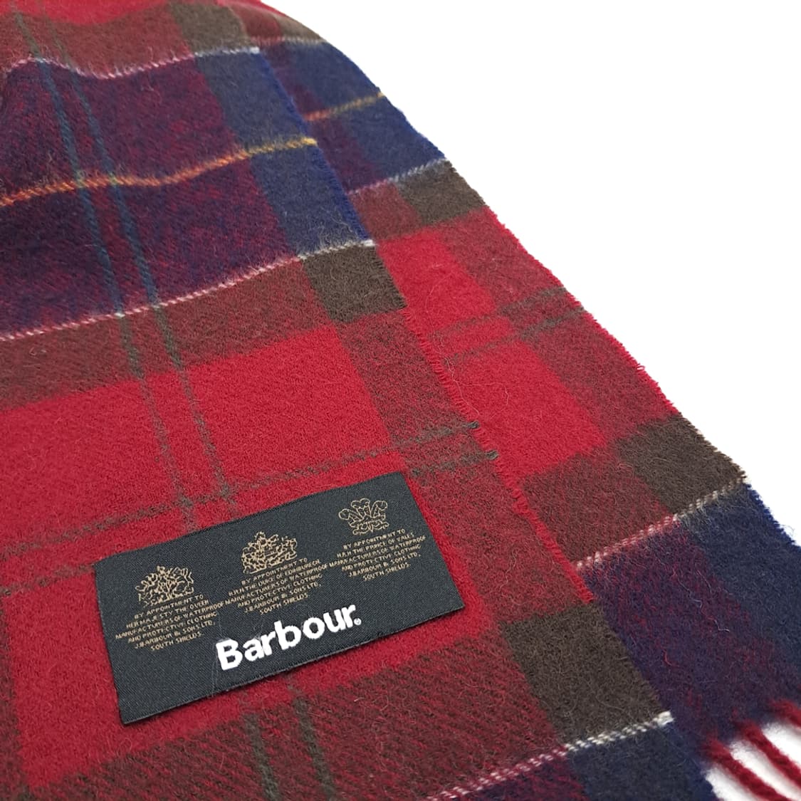 MX314 바버 로얄 타탄체크 램스울 목도리 머플러 상품이미지5