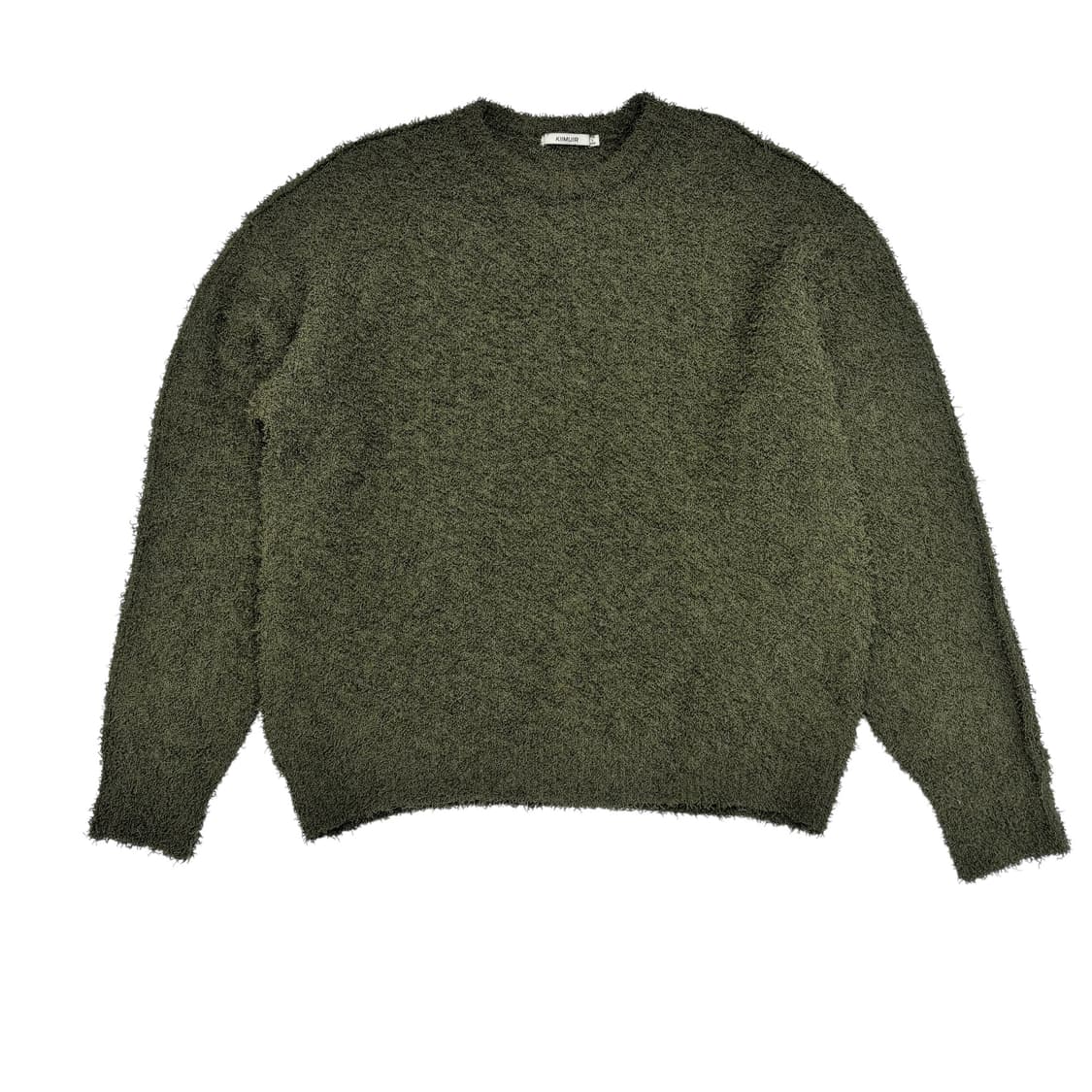 키뮤어 부클 테일 크루넥 니트 상품이미지1