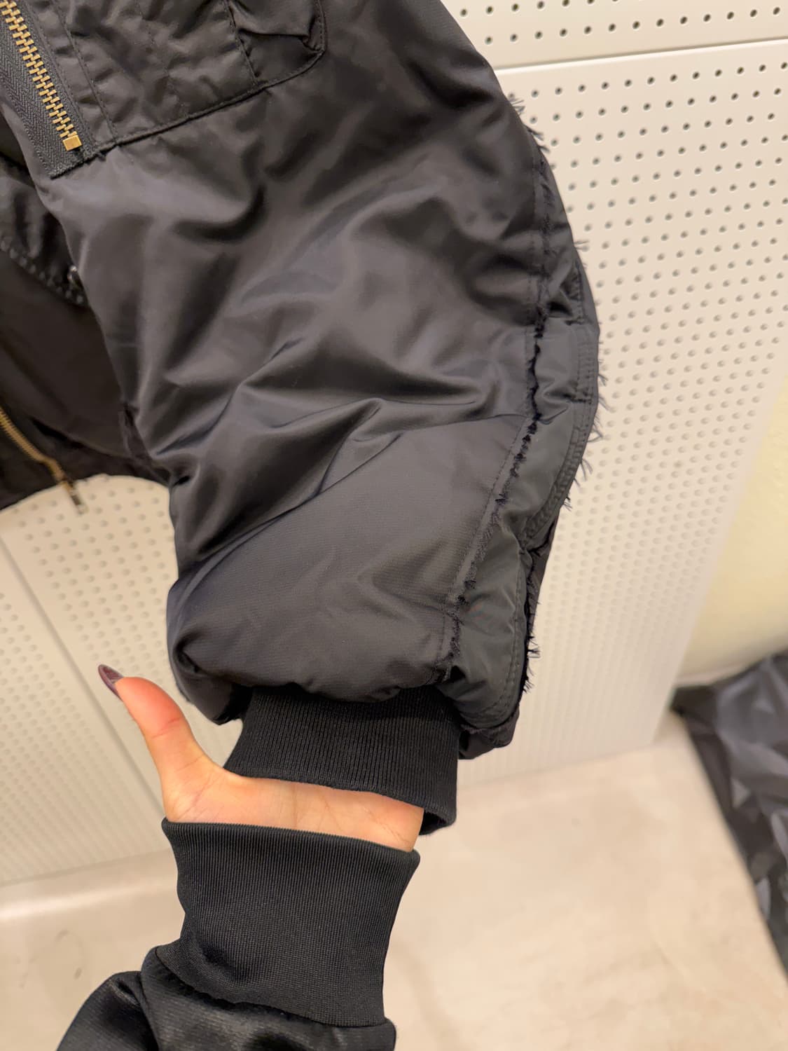 프로젝트 데미지 리워크 후드 봄버자켓 U1249 상품이미지4