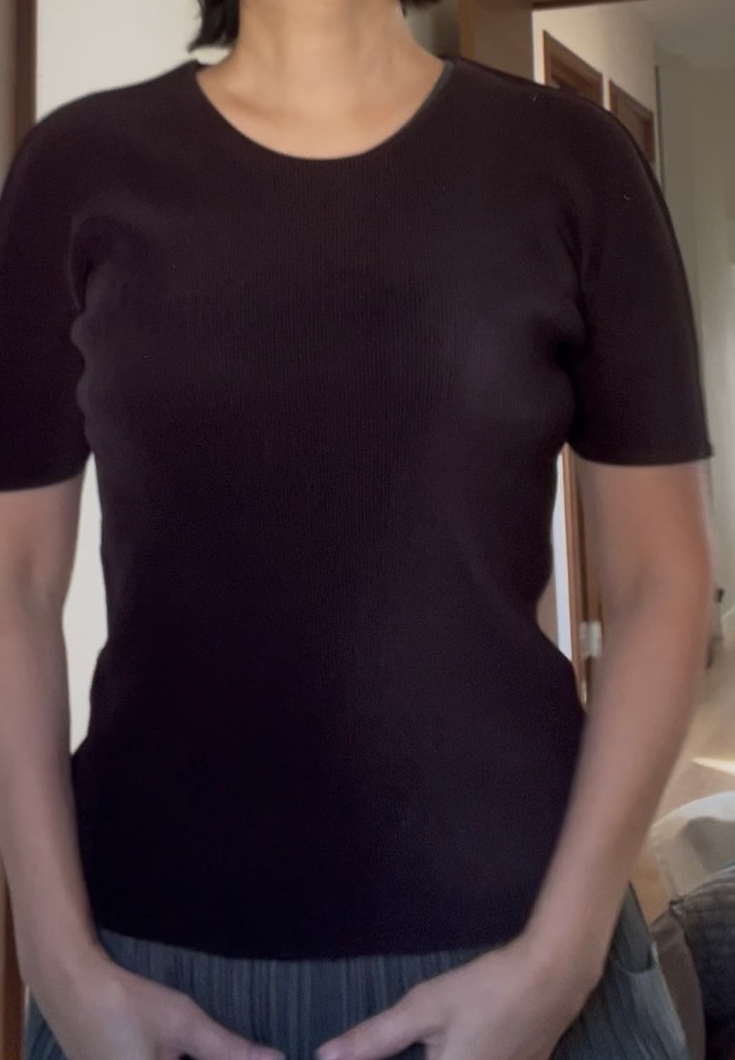 이세이미야케 플리츠플리즈미스트 5부소매 상품이미지4