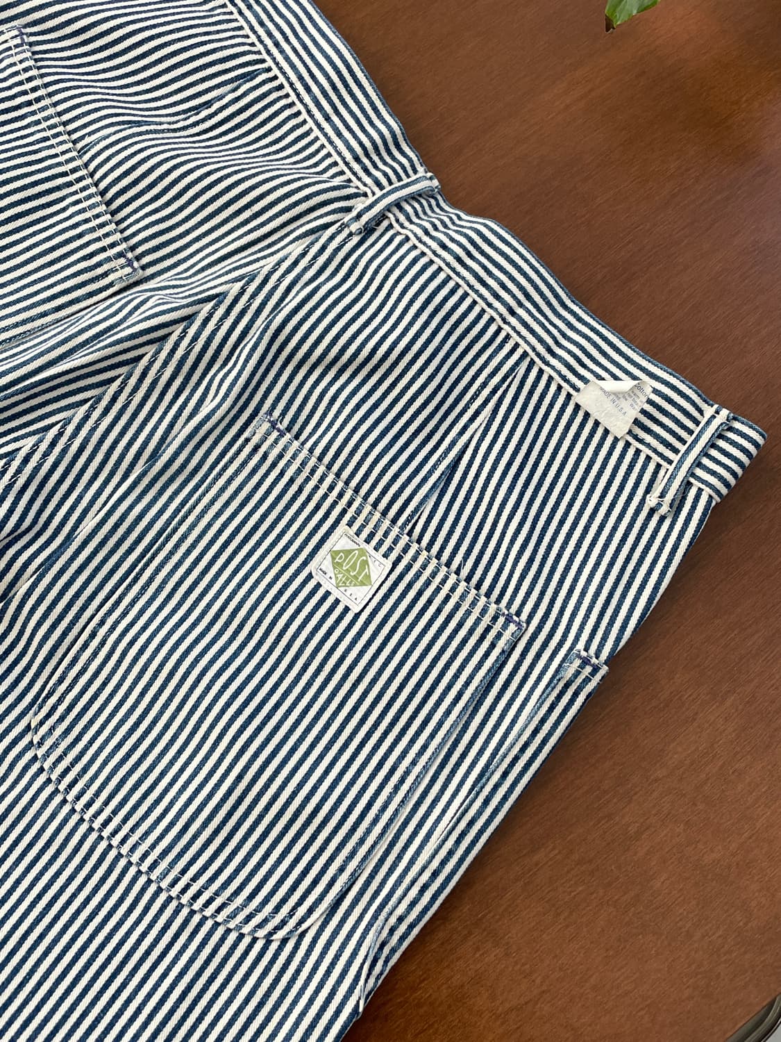 포스트 오버롤즈 스트라이프 팬츠 상품이미지2