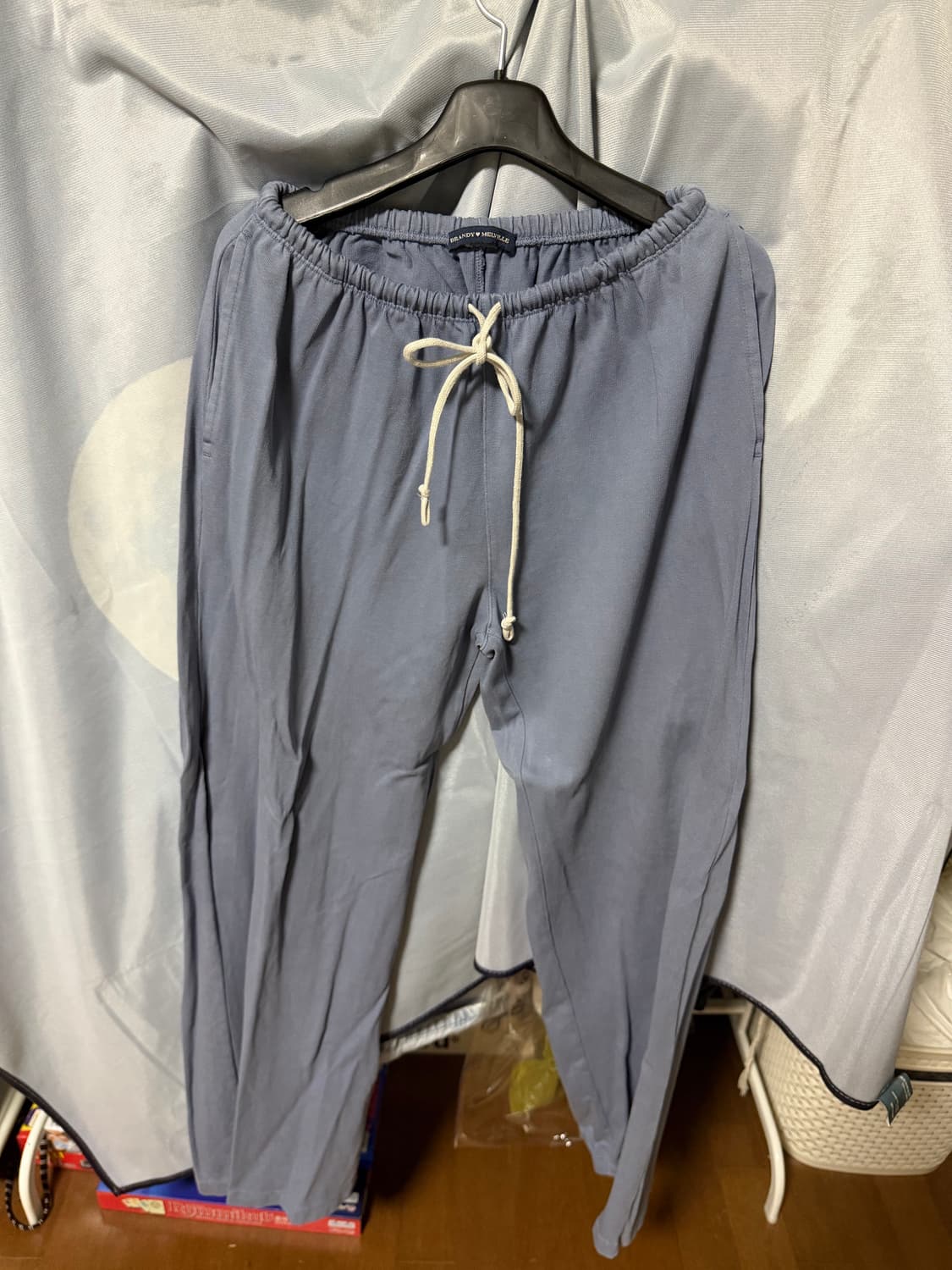 브랜디멜빌 아나스티아 코튼 스웻팬츠 블루 상품이미지7