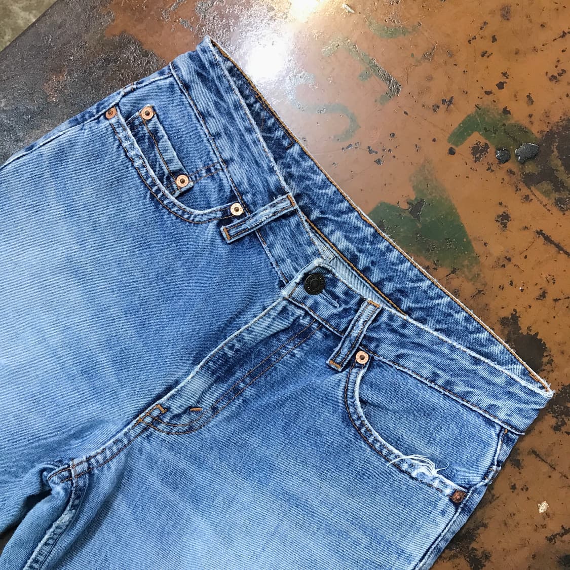 리바이스 중청 데님 숏 팬츠 청바지 반바지 허리 30 사이즈 상품이미지3
