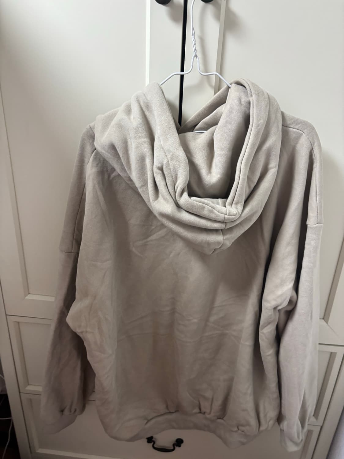 아이보리 런던 레터링 후드티 상품이미지2