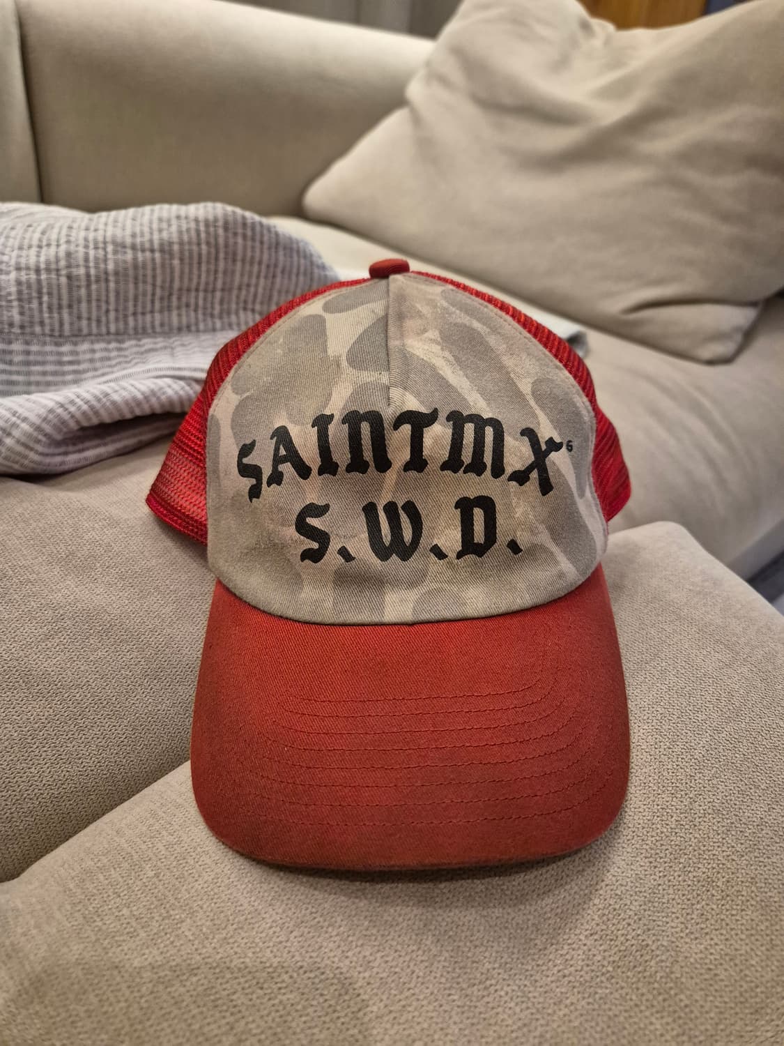 세인트미카엘 x 션 우더스푼 트러커 캡 상품이미지8