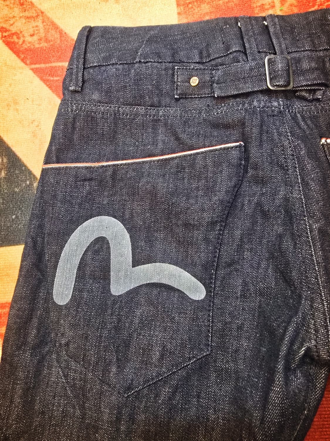 일본 에비스(Evisu) 7부 데님 반바지 크롭진 상품이미지7