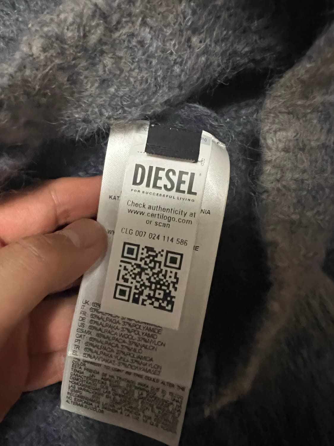 디젤 K 라마로 가디건 L 사이즈 상품이미지4