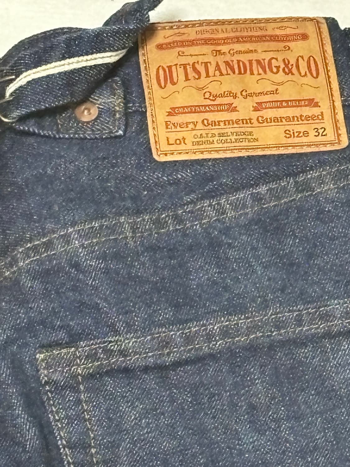아웃스탠딩 셀비지 데님 상품이미지4