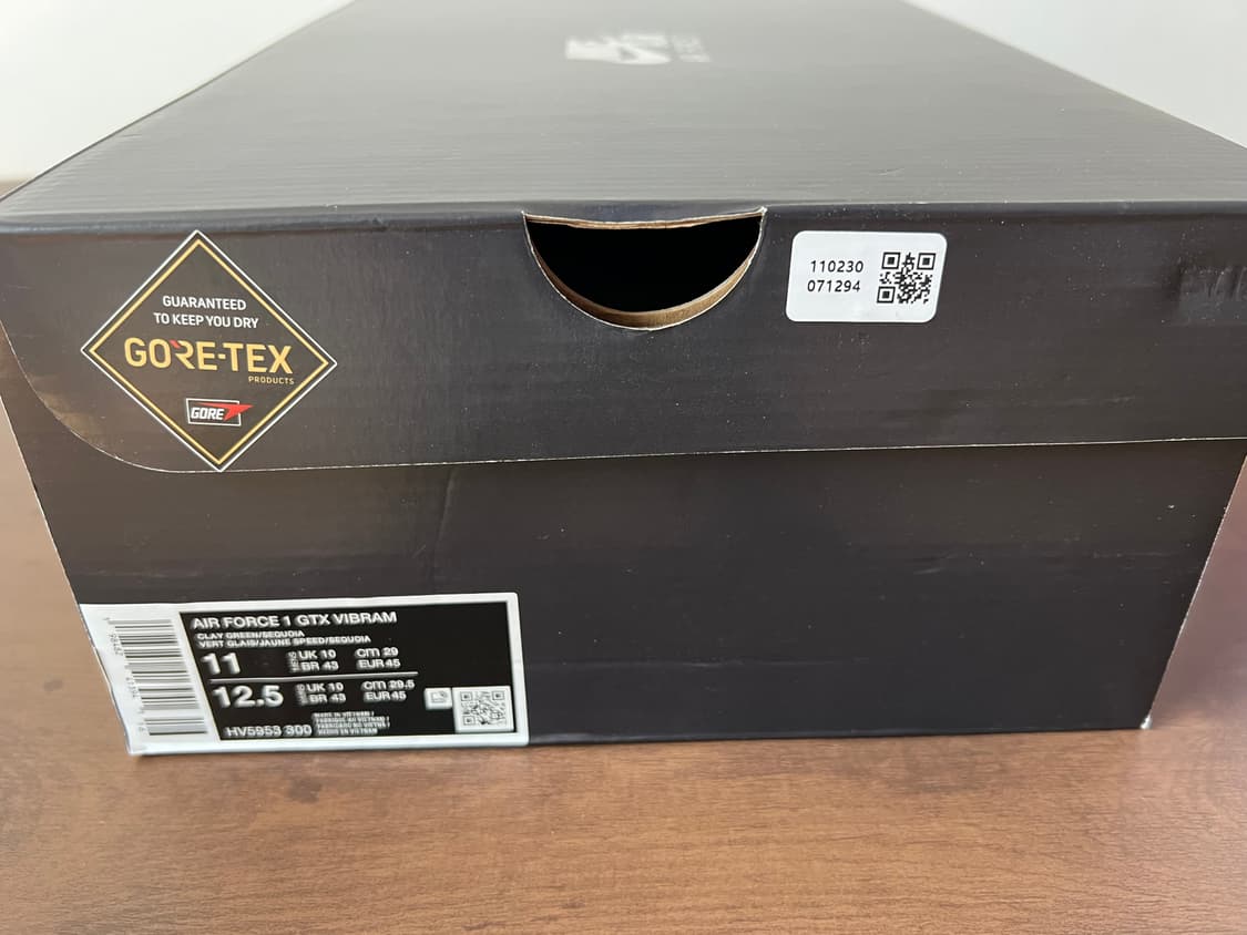 나이키 에어포스 1 로우 고어텍스 클레이그린 290 상품이미지3