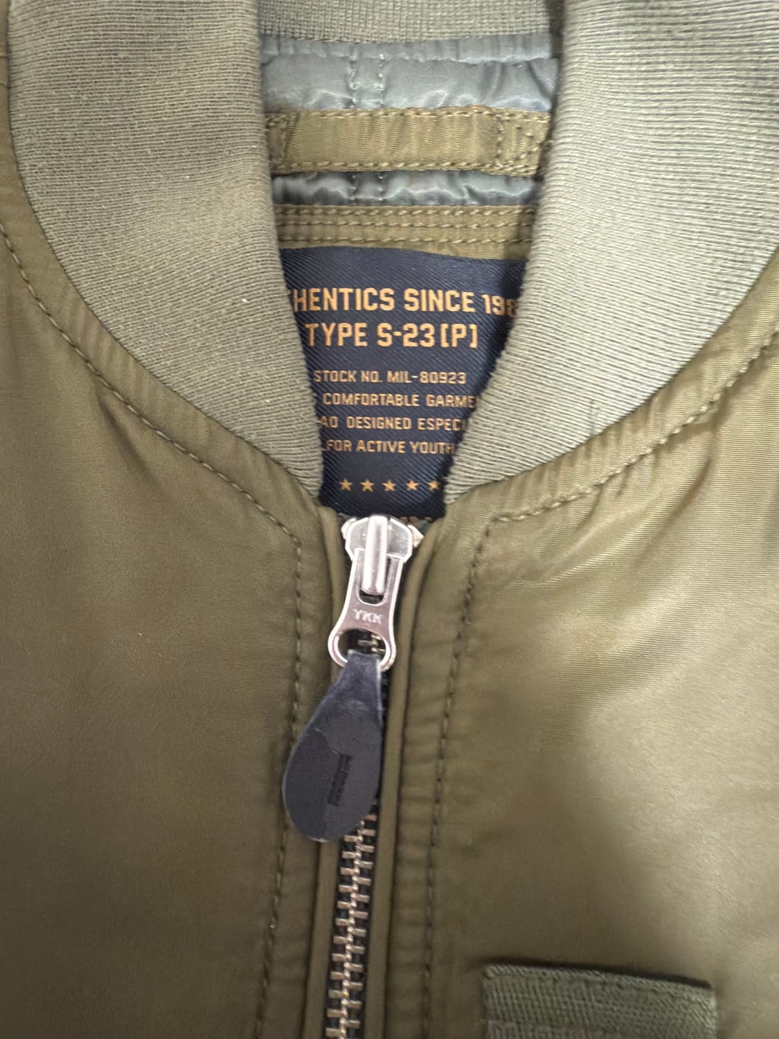 MA-1 오리지널 항공점퍼 상품이미지2