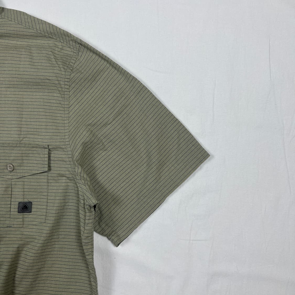 00’s 나이키 nike acg 로고 포켓 체크 셔츠 남방 상품이미지4