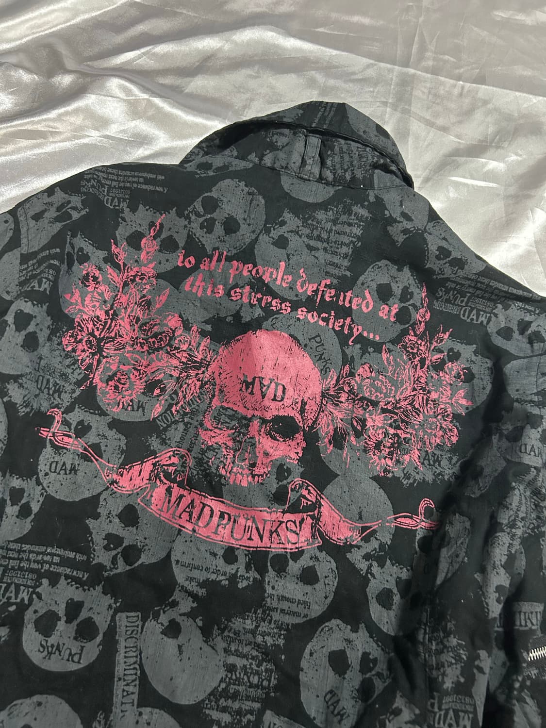 Mad Punks skull shirt 상품이미지6
