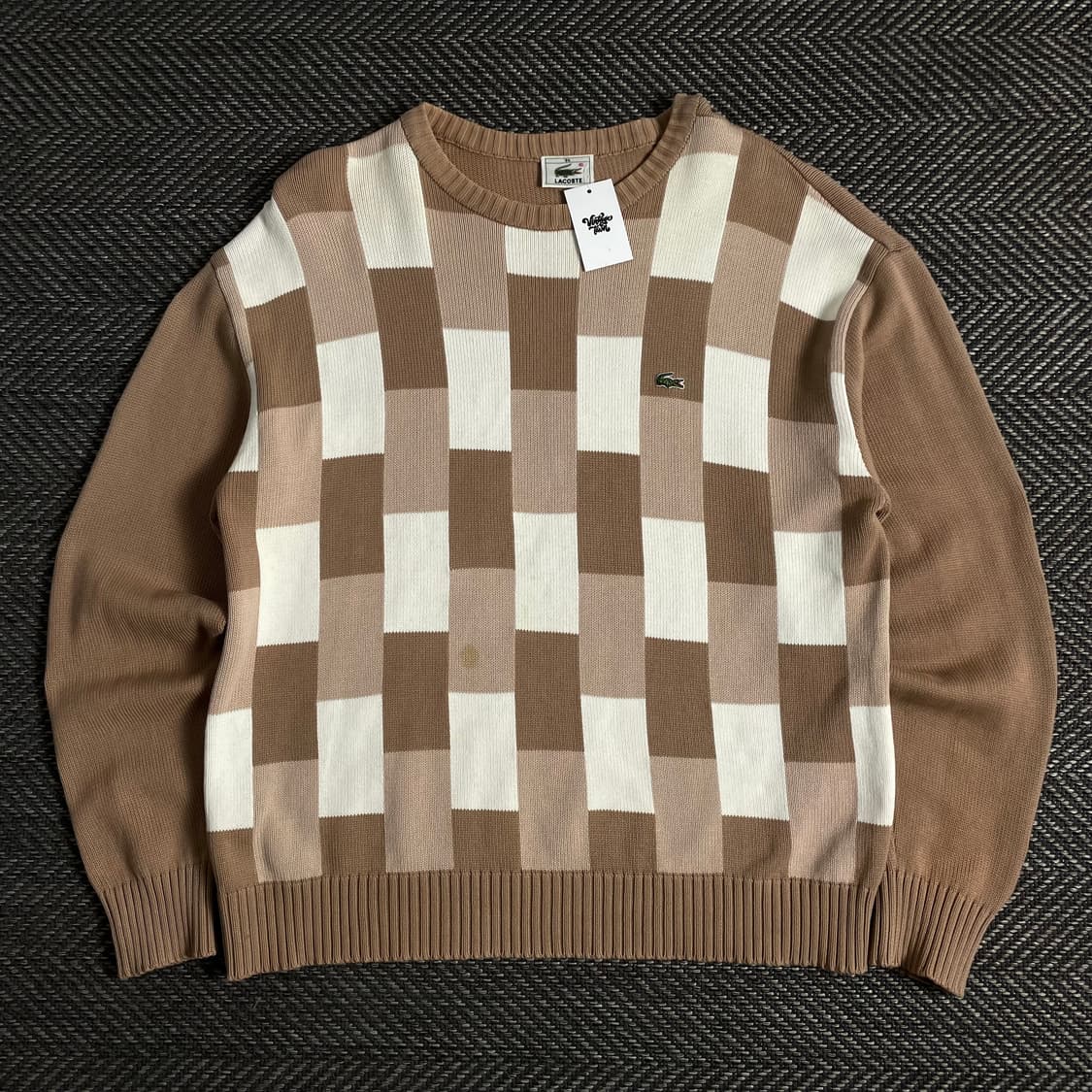 라코스테 자수로고 빈티지 패턴 니트y 3282 상품이미지2