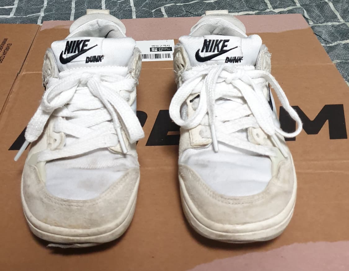 나이키 덩크로우 디스럽트2 화이트 라이트본 (230) 상품이미지1