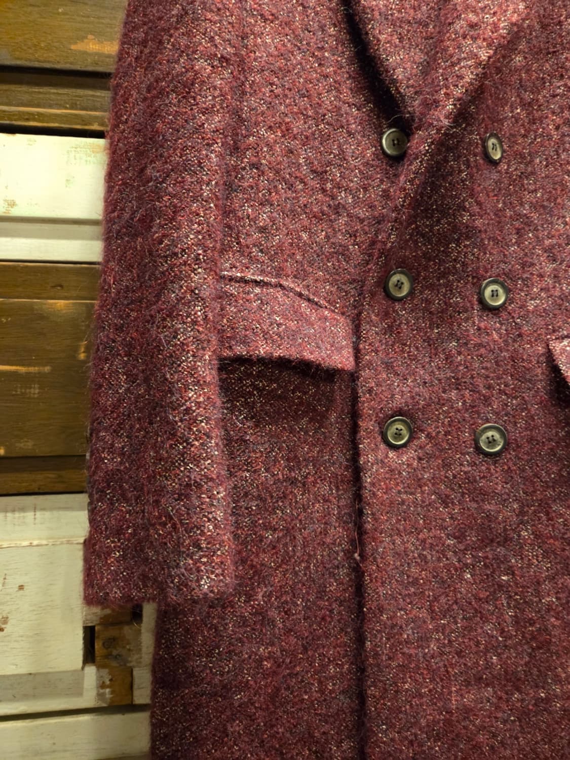 솔리드옴므 더블브레스티드코트 상품이미지5