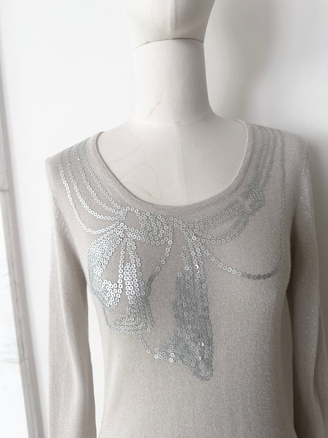 GEORGES RESCH silver spangle top 상품이미지2