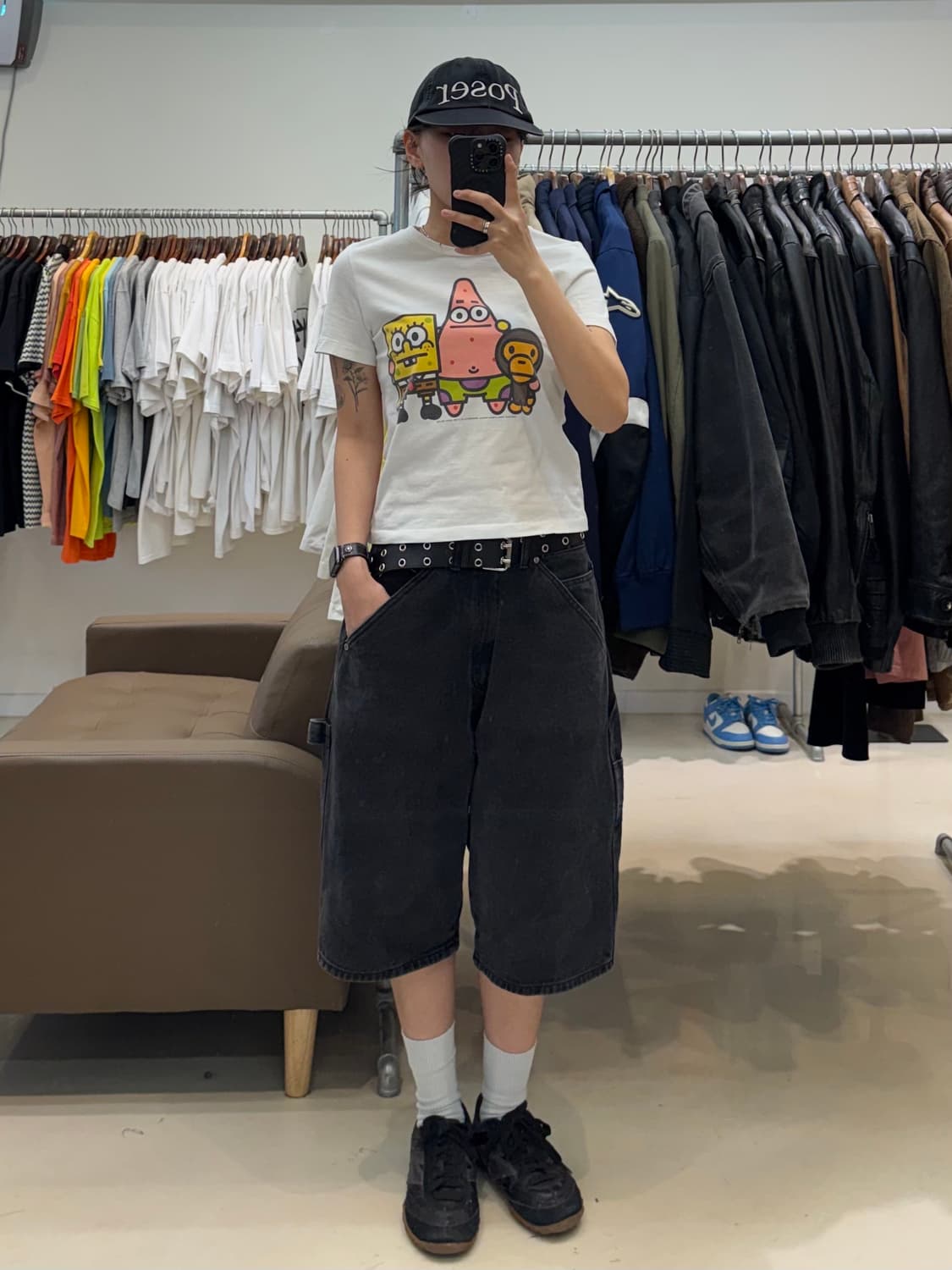 베이프 x 스폰지밥 티셔츠 상품이미지9