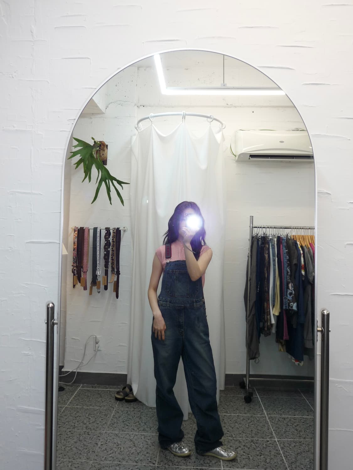 Deep blue denim overall 상품이미지1